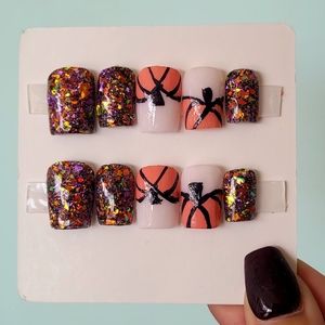 Harvest Festival- Acrylic Dip Powder Press On Nail Set